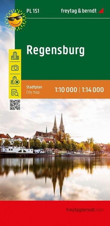 Produktbild: Regensburg, Stadtplan 1:14.000