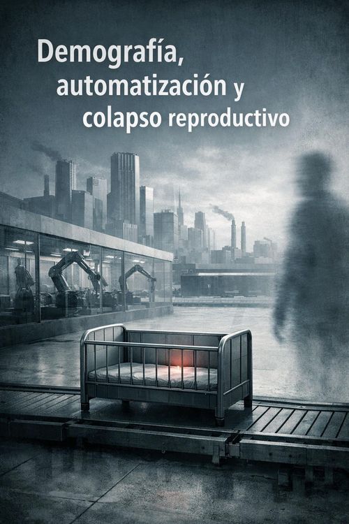 Produktbild: Demograf&iacute;a, automatizaci&oacute;n y colapso reproductivo