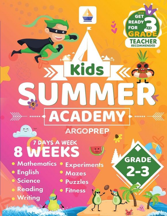 Produktbild: Kids Summer Academy by ArgoPrep - Grades 2-3