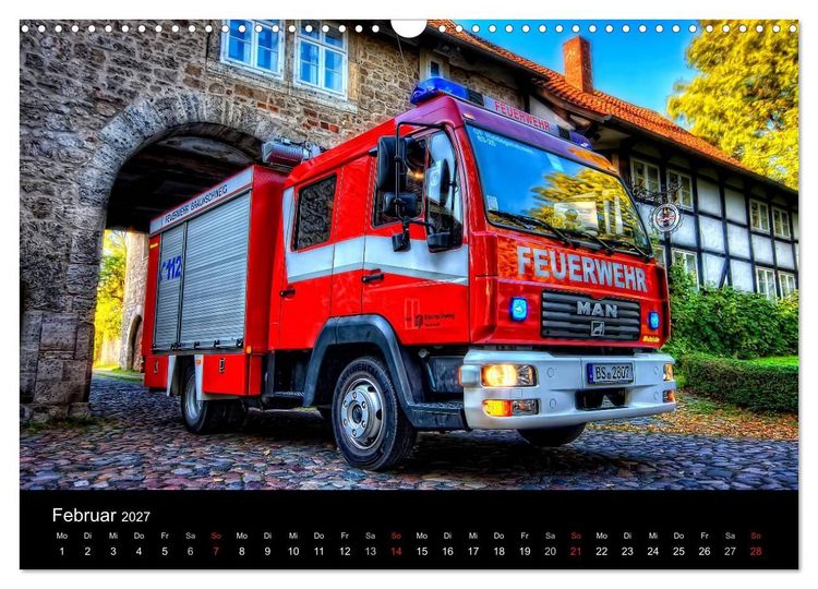Produktbild: Feuerwehr Braunschweig (Wandkalender 2027 DIN A3 quer), CALVENDO Monatskalender