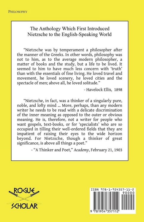 Produktbild: Nietzsche as Critic, Philosopher, Poet and Prophet