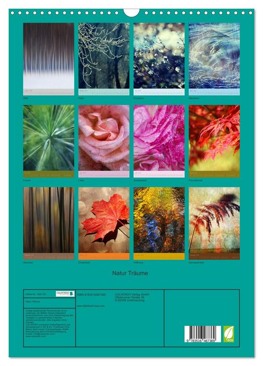 Produktbild: Natur Tr&auml;ume (Wandkalender 2026 DIN A3 hoch), CALVENDO Monatskalender