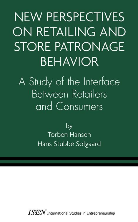 Produktbild: New Perspectives on Retailing and Store Patronage Behavior