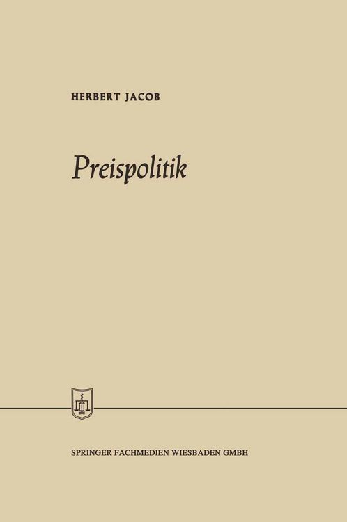 Produktbild: Preispolitik