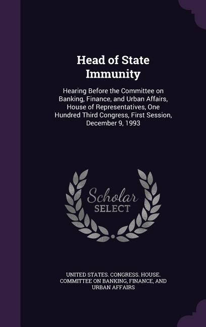 Produktbild: Head of State Immunity
