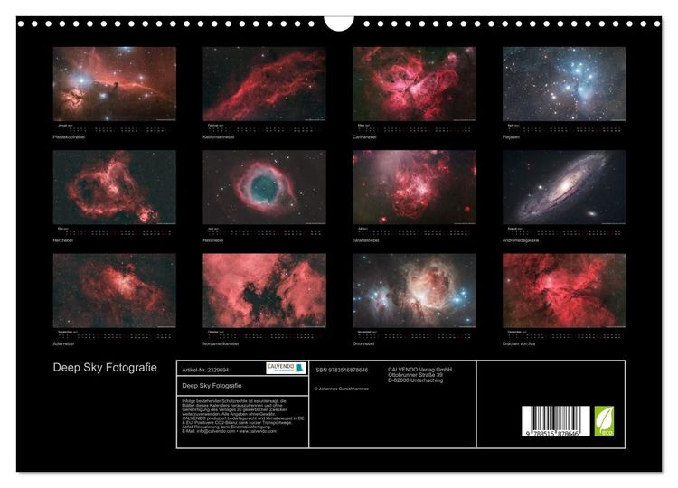 Produktbild: Deep Sky Fotografie (Wandkalender 2027 DIN A3 quer), CALVENDO Monatskalender