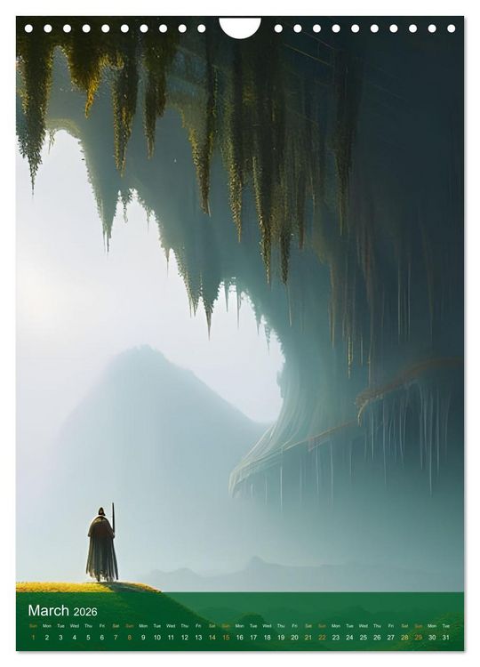 Produktbild: Epic Wanderings (Wall Calendar 2026 DIN A4 portrait), CALVENDO 12 Month Wall Calendar