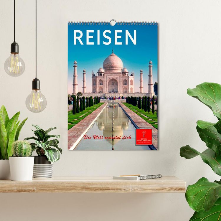 Produktbild: Reisen - die Welt erwartet dich (Wandkalender 2026 DIN A3 hoch), CALVENDO Monatskalender