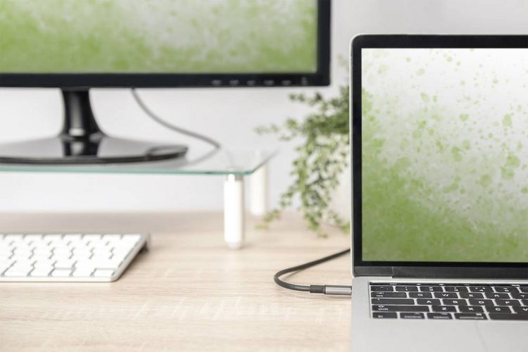 Produktbild: Digitus USB 3.2 Gen 1 (USB 3.0), USB 3.2 Gen 1 (USB 3.0) Adapterkabel [1x USB 3.2 Gen 2 Stecker C (USB 3.1), USB-C&reg; Stecker - 1x HDMI-Stecker]