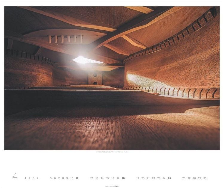 Produktbild: Architecture in Music Kalender 2027 - Musikinstrumente von innen