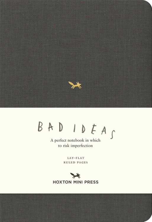 Produktbild: A Notebook for Bad Ideas (Medium / Dark Grey / Lined)