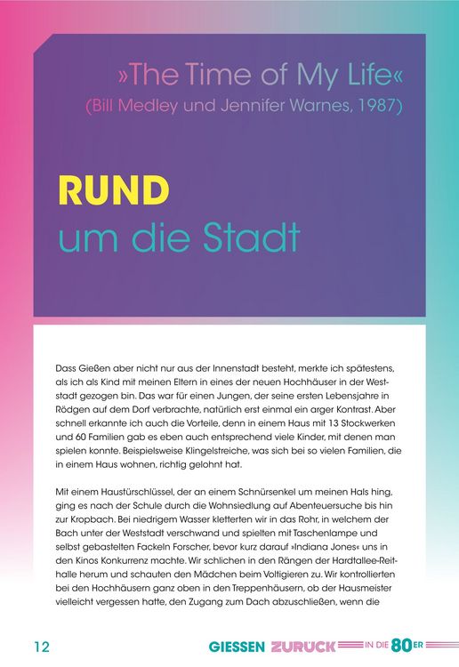 Produktbild: Gie&szlig;en - Zur&uuml;ck in die 80er