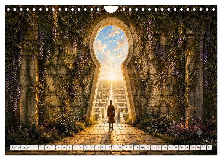Produktbild: Zwischen Ausgang und Unendlichkeit (Wandkalender 2027 DIN A4 quer), CALVENDO Monatskalender