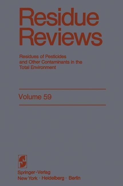 Produktbild: Residue Reviews
