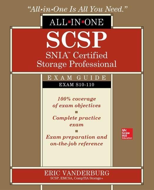 Produktbild: Scsp Snia Certified Storage Professional All-In-One Exam Guide (Exam S10-110)