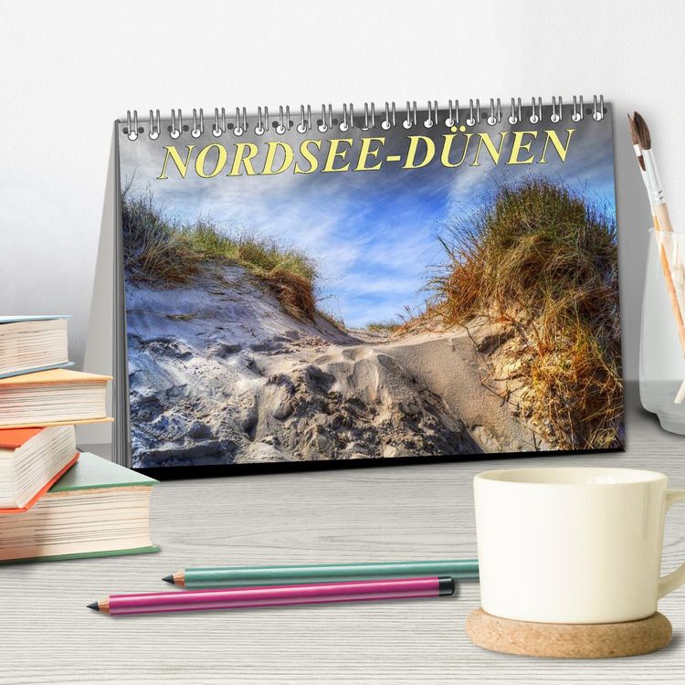 Produktbild: Nordsee-D&uuml;nen (Tischkalender 2026 DIN A5 quer), CALVENDO Monatskalender