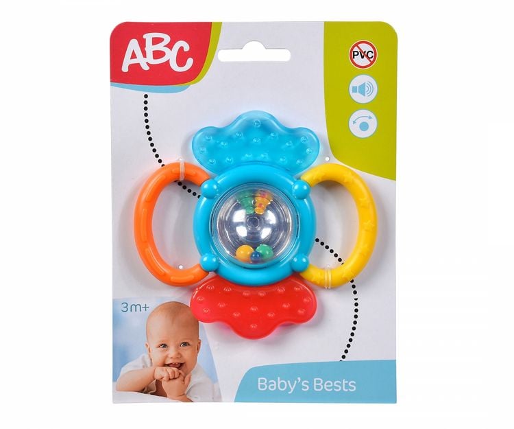Produktbild: Rassel ABC Activity mit Bei&szlig;ringen 12cm