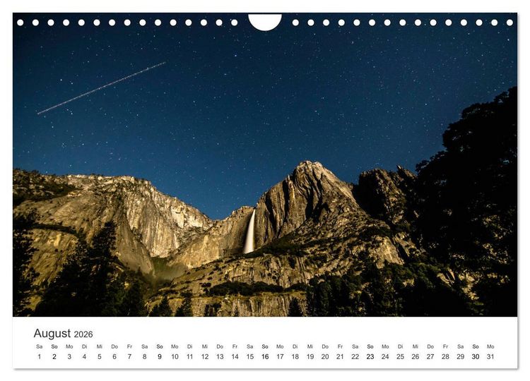 Produktbild: Yosemite - Einzigartige Naturspektakel (Wandkalender 2026 DIN A4 quer), CALVENDO Monatskalender