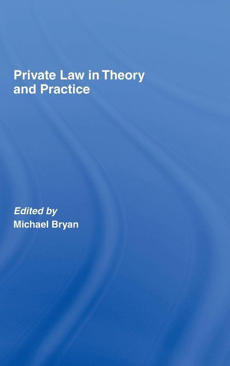 Produktbild: Private Law in Theory and Practice