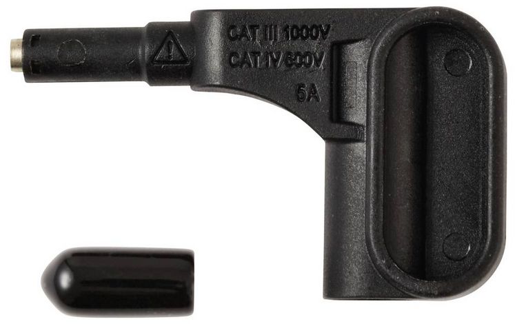 Produktbild: VOLTCRAFT MSS-120 Magnet Pr&uuml;fspitze Buchse 4mm CAT III 1000 V, CAT IV 600V Schwarz