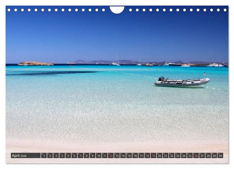 Produktbild: Formentera - Urlaub f&uuml;r die Seele (Wandkalender 2026 DIN A4 quer), CALVENDO Monatskalender