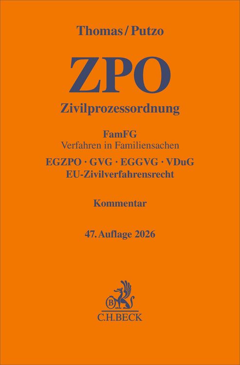 Produktbild: Zivilprozessordnung. ZPO