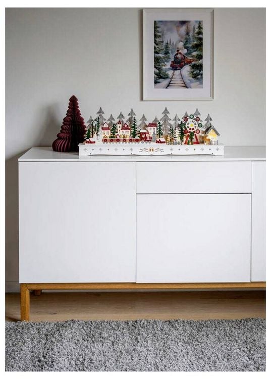 Produktbild: Konstsmide 3246-250 Holz-Figur LED Wei&szlig;
