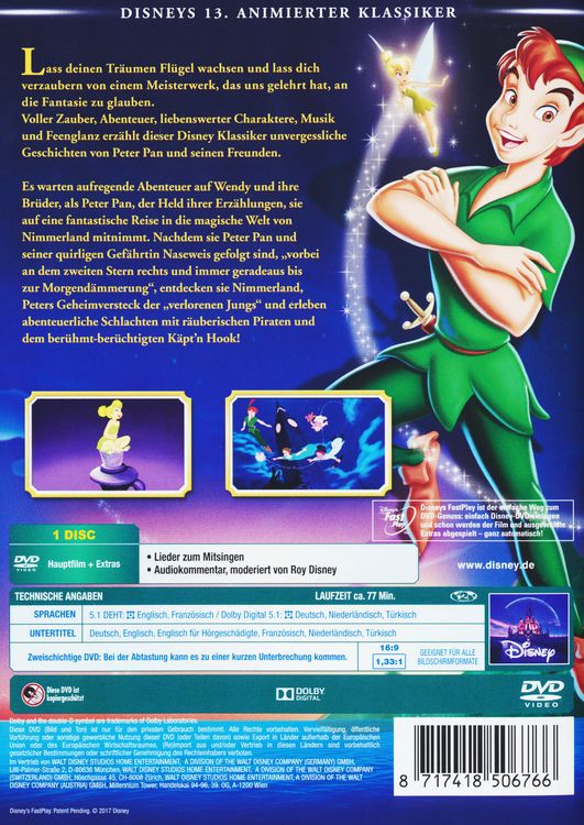 Produktbild: Peter Pan - Disney Classics