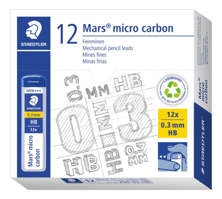 Produktbild: STAEDTLER Minen Mars Micro 0.3 HB