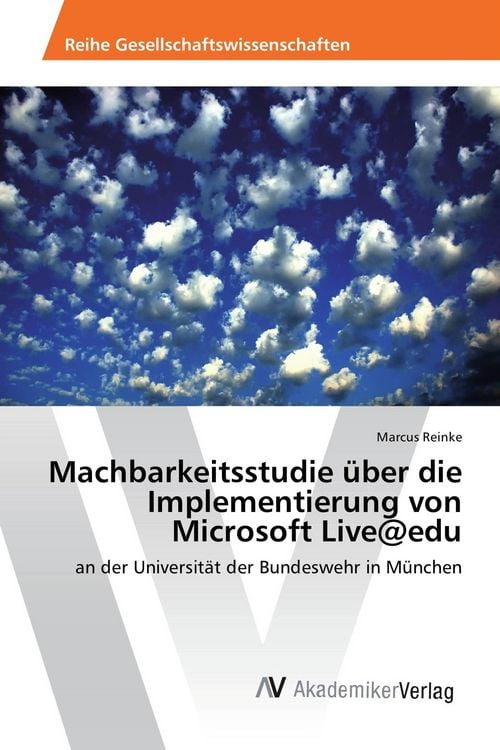 Produktbild: Machbarkeitsstudie &uuml;ber die Implementierung von Microsoft Live@edu