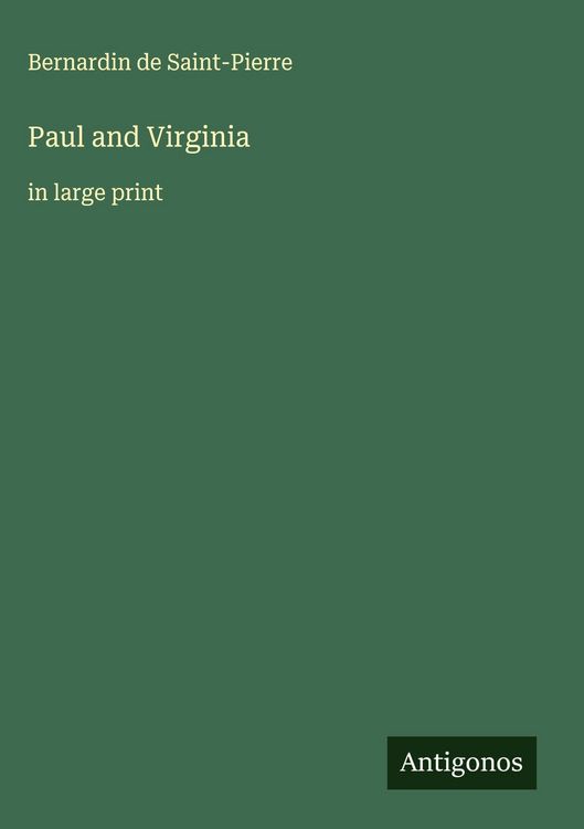 Produktbild: Paul and Virginia