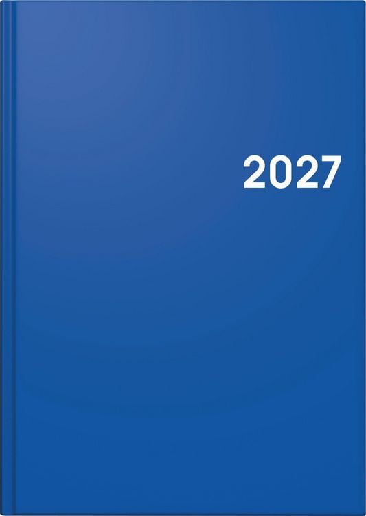 Produktbild: BRUNNEN 1079561037 Buchkalender Mod. 795 2027 A5, Kunststoff, blau