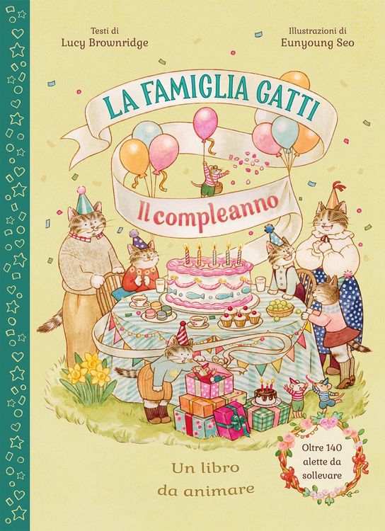 Produktbild: La famiglia Gatti. Il compleanno. Con alette da sollevare