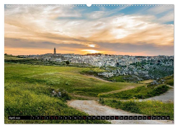 Produktbild: Matera (Wandkalender 2026 DIN A2 quer), CALVENDO Monatskalender