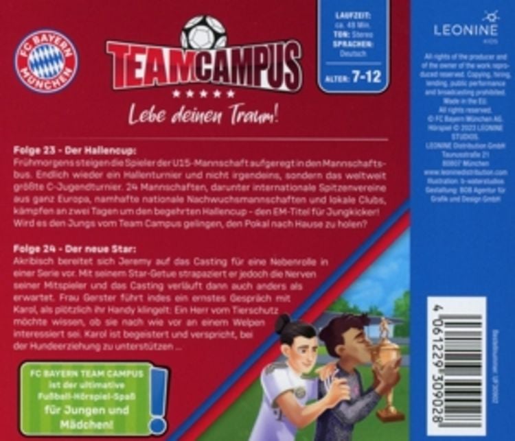Produktbild: FC Bayern Team Campus (Fußball) (CD 12)