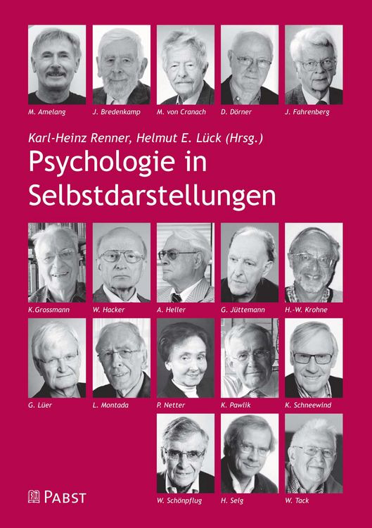 Produktbild: Psychologie in Selbstdarstellungen