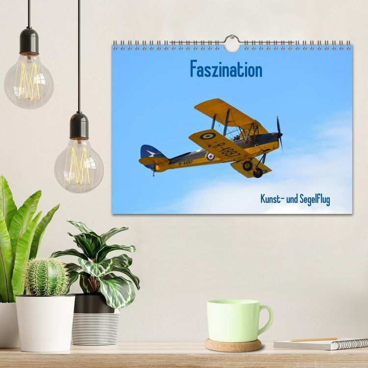 Produktbild: Faszination Kunst- und Segelflug (Wandkalender 2026 DIN A4 quer), CALVENDO Monatskalender