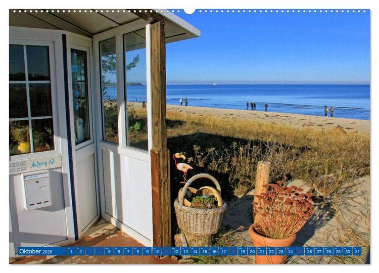 Produktbild: Boltenhagen &ndash; Sonne, Sand und Ferien an der Ostsee (hochwertiger Premium Wandkalender 2026 DIN A2 quer), Kunstdruck in Hochglanz