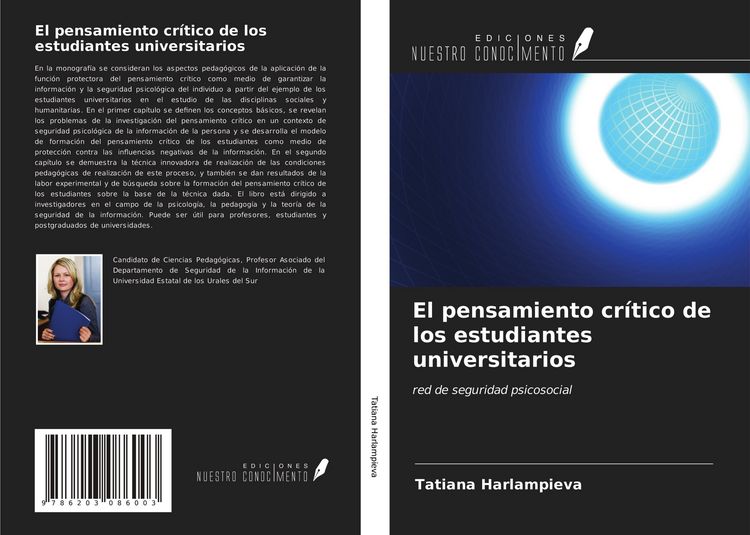 Produktbild: El pensamiento cr&iacute;tico de los estudiantes universitarios