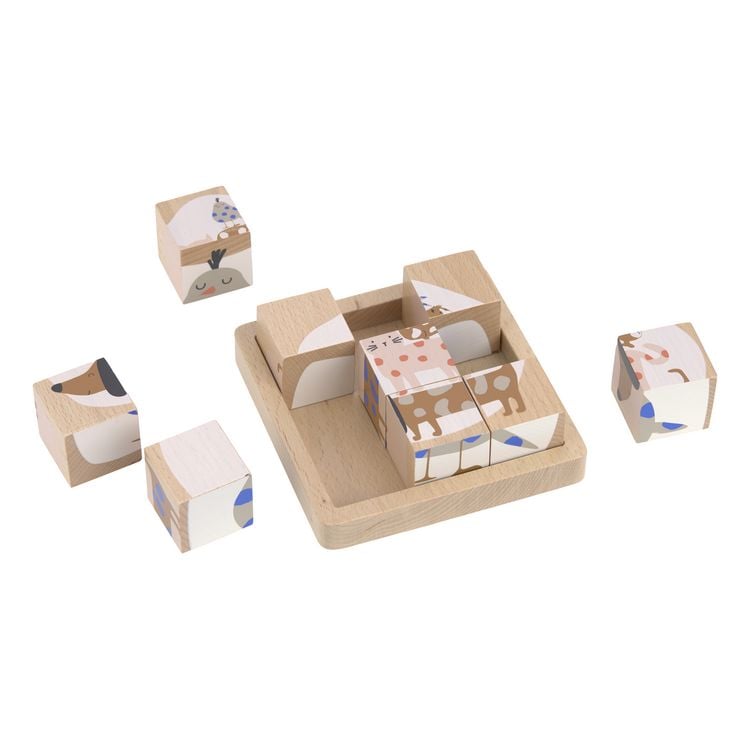 Produktbild: Cube Puzzle Wood Little Mateys