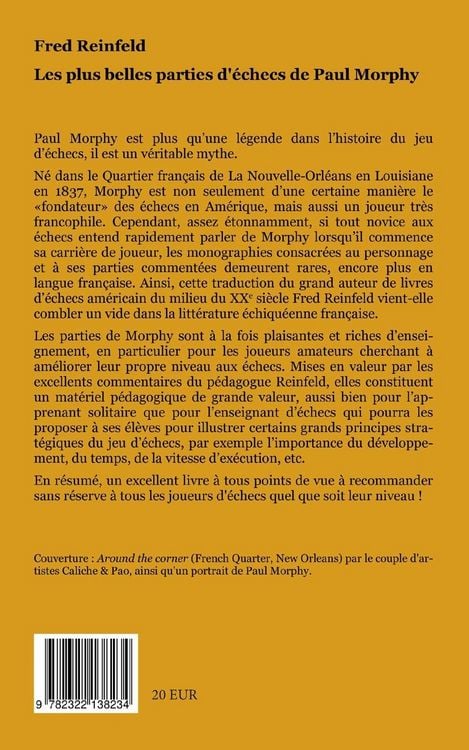 Produktbild: Les plus belles parties d'&eacute;checs de Paul Morphy