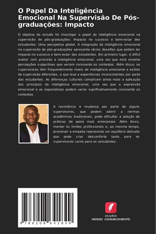 Produktbild: O Papel Da Intelig&ecirc;ncia Emocional Na Supervis&atilde;o De P&oacute;s-gradua&ccedil;&otilde;es: Impacto