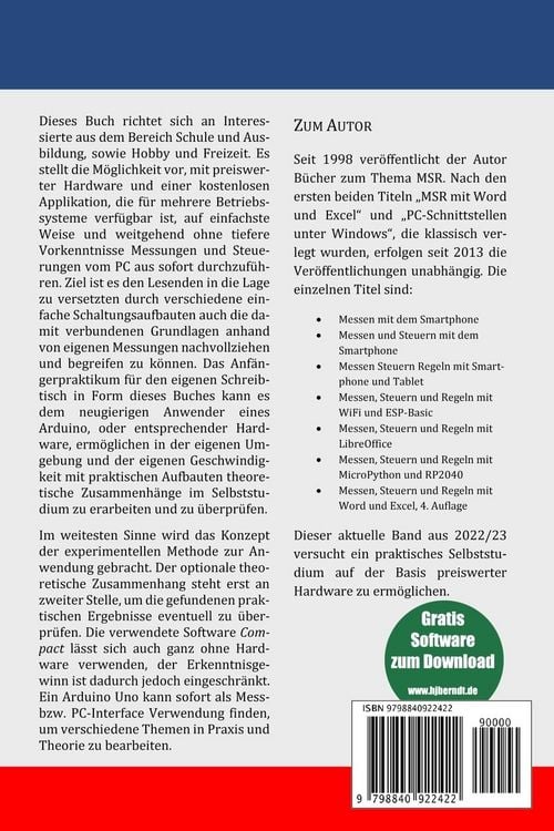Produktbild: Messen, Steuern und Regeln mit Arduino und Compact