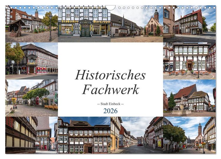 Produktbild: Historisches Fachwerk - Stadt Einbeck (Wandkalender 2026 DIN A3 quer), CALVENDO Monatskalender