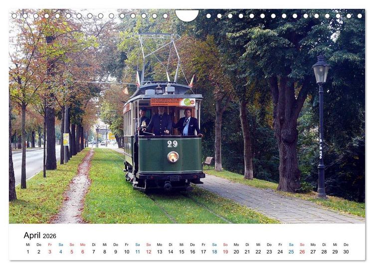 Produktbild: Naumburgs historische Stra&szlig;enbahn (Wandkalender 2026 DIN A4 quer), CALVENDO Monatskalender