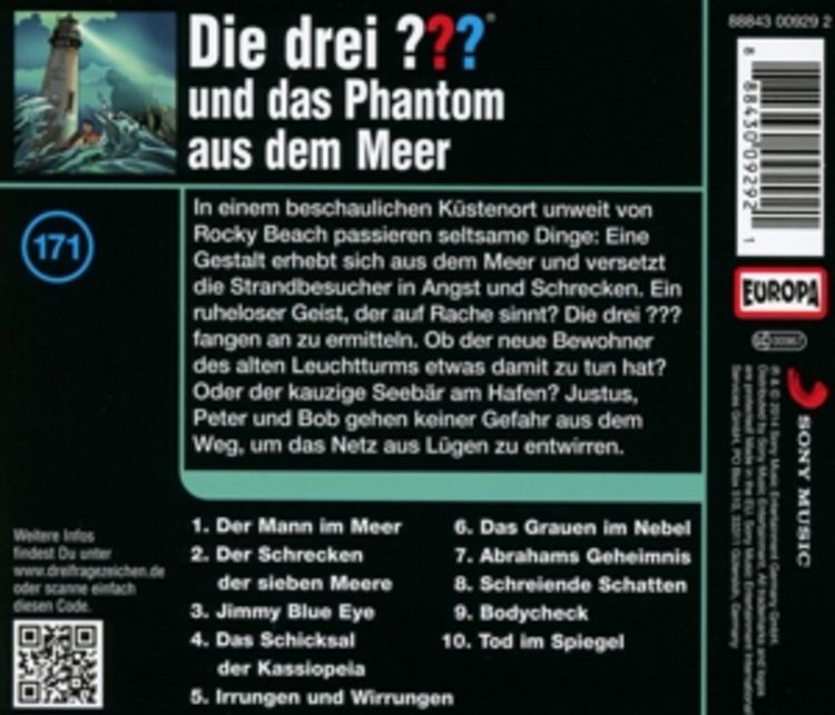 Produktbild: Die drei ??? (171) und das Phantom aus dem Meer