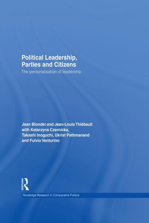 Produktbild: Political Leadership, Parties and Citizens