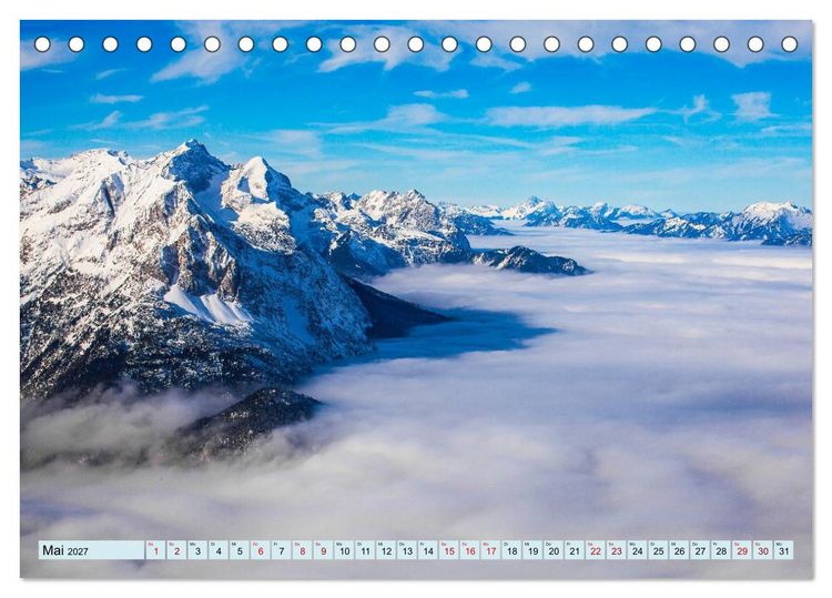 Produktbild: Das Obere Isartal - Eine Bayerische Region f&uuml;r Entdecker (Tischkalender 2027 DIN A5 quer), CALVENDO Monatskalender