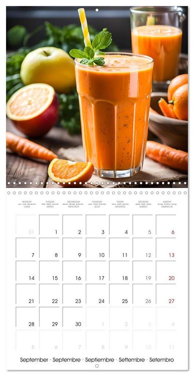 Produktbild: World of smoothies (Wall Calendar 2026 12 &times; 12 Inch) CALVENDO 12 Month Wall Calendar