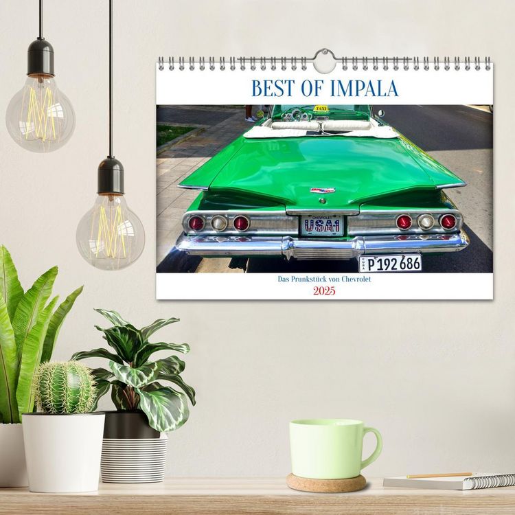 Produktbild: BEST OF IMPALA - Das Prunkst&uuml;ck von Chevrolet (Wandkalender 2025 DIN A4 quer), CALVENDO Monatskalender